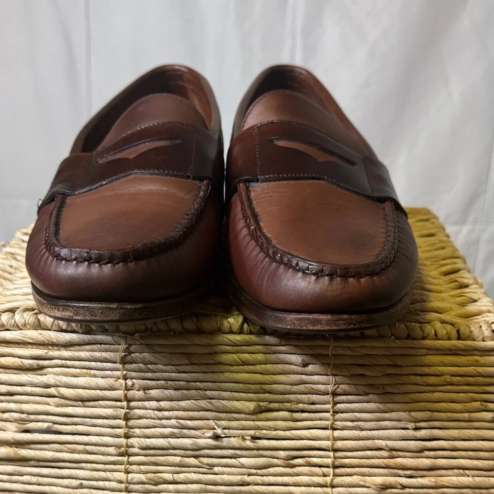 Allen Edmonds Darien Dark Brown Penny Loafers Men’s‎ 10D Made in USA - Picture 2 of 11